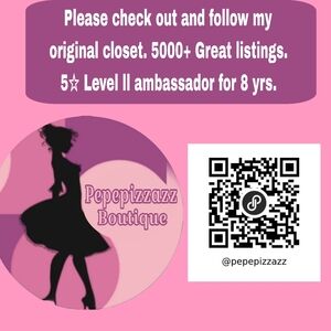 YOU MAY BUNDLE WITH MY ORIGINAL CLOSET!! @PEPEPIZZAZZ